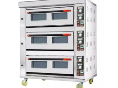 3 Deck 12 Tray Gas Deck Oven
