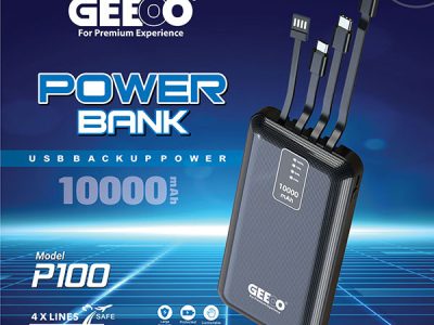 GEEOO P100 দ্রুত চার্জিং পাওয়ার ব্যাংক