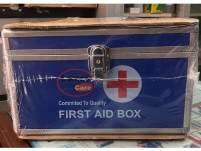 First Aid Kit Box with Safety Lock