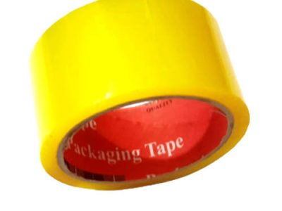 1 pcs 2.5 Inch 70 Meter Yellow Gum Tape for Carton Binding