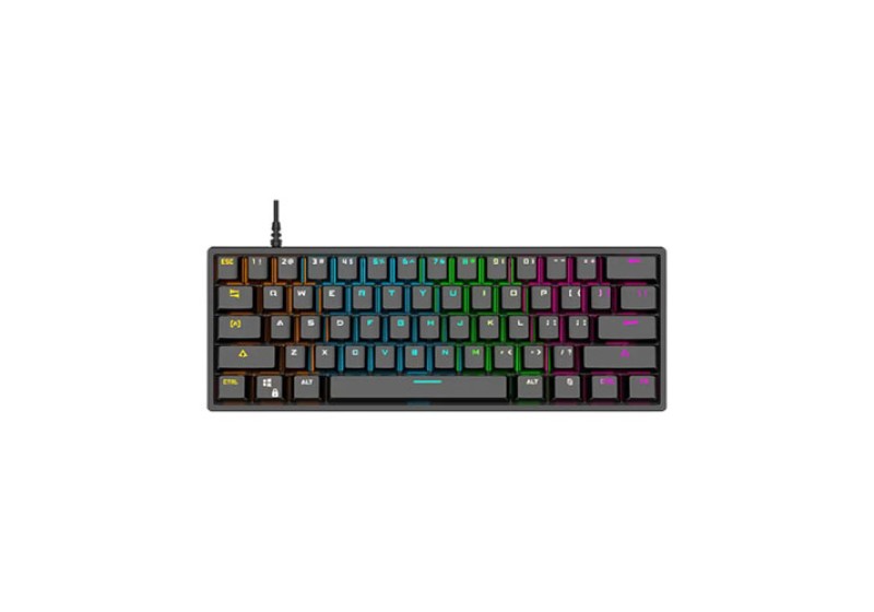 LEAVEN K620 WIRED MECHANICAL KEYBOARD FULL BLACK