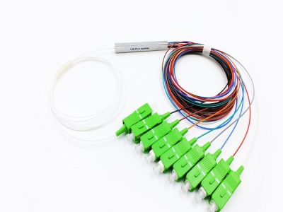 1 x 8 PLC অপটিক্যাল ফাইবার স্প্লিটার