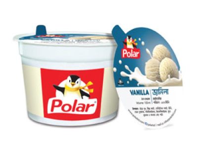পোলার কাপ আইসক্রিম (ভ্যানিলা) polar Cup ice cream vanilla