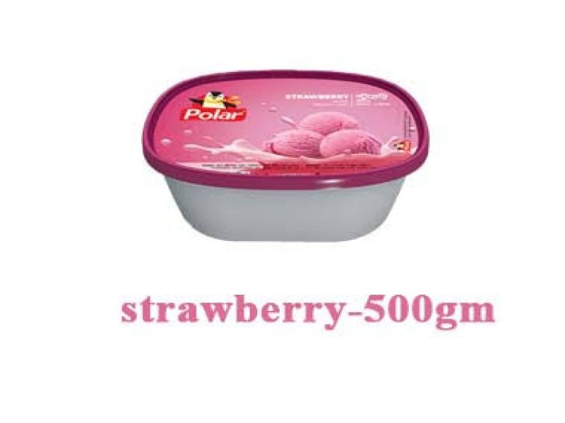 পোলার স্ট্রবেরি আইসক্রিম polar strawberry ice cream 500g and 1ltr