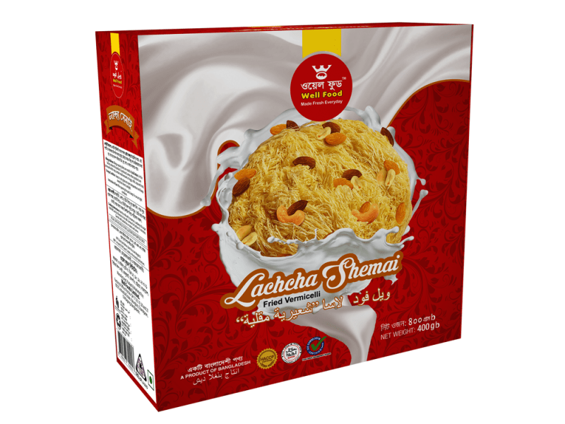 ওয়েল ফুড লাচ্ছা সেমাই ৪০০ গ্রাম