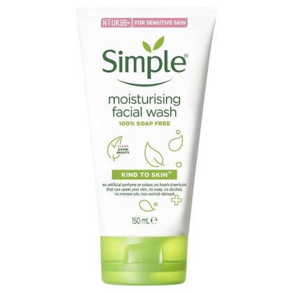 simple moisturising facial wash 150ml