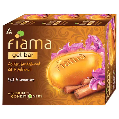 Fiama Gel Bathing Bar Golden Sandalwood Oil and Patchouli  soap