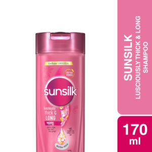 pink Sunsilk Lusciously Thick & Long Shampoo